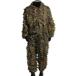 Hunting suit tops and pants new 3D maple leaf bionic camouflage camouflage sniper camouflage hunting clothes