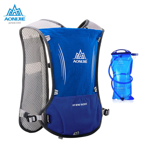 AONIJIE E913S 5L Hydration Pack Backpack Rucksack Bag Vest For 1.5L Water Bladder Hiking Running Marathon Race Sports Outdoor