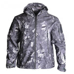 TAD Men Softshell  Jacket Tactical Army Coat Waterproof Outdoor Camouflage Hunting Clothes Hiking Camping Windbreaker