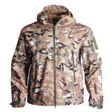 TAD Men Softshell  Jacket Tactical Army Coat Waterproof Outdoor Camouflage Hunting Clothes Hiking Camping Windbreaker