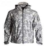 TAD Men Softshell  Jacket Tactical Army Coat Waterproof Outdoor Camouflage Hunting Clothes Hiking Camping Windbreaker