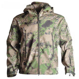 TAD Men Softshell  Jacket Tactical Army Coat Waterproof Outdoor Camouflage Hunting Clothes Hiking Camping Windbreaker