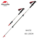 1 PC NatureHike NH17D006-D Ultralight Carbon Fiber Quick Lock Trekking Poles Hiking Pole Walking Running Stick Aluminium Alloy