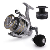 WALK FISH High Quality 14+1 BB Double Spool Fishing Reel 5.5:1 Gear Ratio High Speed Spinning Reel Carp Fishing Reels