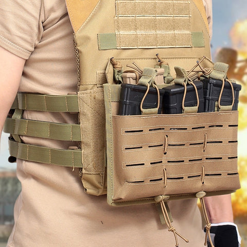 1000D MOLLE Bullet Clip Bag Laser Airsoft Paintball Pouch for Tactical Vest Backpack Cartridge Holder Hunting Accessories