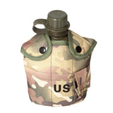 Outdoor Sports Portable Water Bottle Camouflage Plastic Drinking Kettle Water Tea For Hiking Camping Cycling Water Kettles