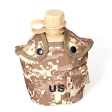 Outdoor Sports Portable Water Bottle Camouflage Plastic Drinking Kettle Water Tea For Hiking Camping Cycling Water Kettles