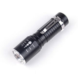 Powerful Zoomable XM-L T6 Flashlight 8000Lumens 5 Modes Waterproof Torch Tactical Flashlight Aluminum 18650 or AAA Battery