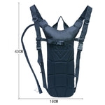 3L Capacity Water Bladder Bag Container Molle Hydration Backpack for Outdoor Camping Hiking Running Cycling Supplies