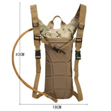 3L Capacity Water Bladder Bag Container Molle Hydration Backpack for Outdoor Camping Hiking Running Cycling Supplies