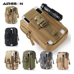 Universal Tactical Pouch Flashlight Holster Phone Case Molle Military Waist Belt Bag for Phone Wallet Pouch Purse Hunting Bags