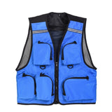 Fisherman Clothes Fly Fishing Vest Mesh Multi-Pocket Vests Waistcoat Breathable Outdoor Sport Jacket Quick Dry Hunt Hike