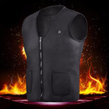 Heater Hunting Vest Heated Jacket Heating Winter Clothes Men Thermal Outdoor Sleeveless Vest Hiking Climbing Fishing