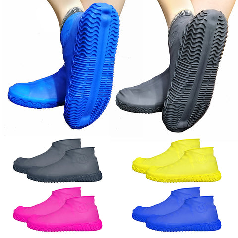 1pair portable Waterproof Shoe Cover durable Outdoor Rainproof Hiking Skid-proof Silicone Shoe Covers home accessories appliance