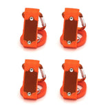 4pcs Hiking Camping Carabiner Water Bottle Holder Rope Buckle Hook Travel Kits HB88