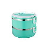 Lunchbox Leakproof Thermos Lunch Box Food Container Portable Stainless Steel Thermal Lunch Box For Office Camping Supplies