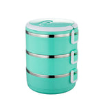 Lunchbox Leakproof Thermos Lunch Box Food Container Portable Stainless Steel Thermal Lunch Box For Office Camping Supplies