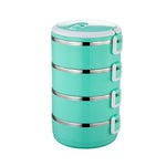 Lunchbox Leakproof Thermos Lunch Box Food Container Portable Stainless Steel Thermal Lunch Box For Office Camping Supplies