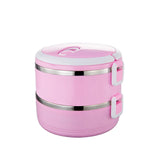 Lunchbox Leakproof Thermos Lunch Box Food Container Portable Stainless Steel Thermal Lunch Box For Office Camping Supplies