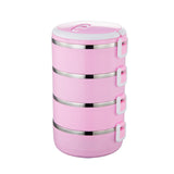 Lunchbox Leakproof Thermos Lunch Box Food Container Portable Stainless Steel Thermal Lunch Box For Office Camping Supplies