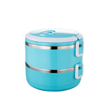 Lunchbox Leakproof Thermos Lunch Box Food Container Portable Stainless Steel Thermal Lunch Box For Office Camping Supplies