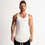 2020 Gym Workout Sleeveless Shirt Tank Top Men Bodybuilding Clothing Fitness Mens Sportwear Vests Muscle Men Tank Tops