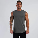 2020 Gym Workout Sleeveless Shirt Tank Top Men Bodybuilding Clothing Fitness Mens Sportwear Vests Muscle Men Tank Tops