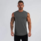 2020 Gym Workout Sleeveless Shirt Tank Top Men Bodybuilding Clothing Fitness Mens Sportwear Vests Muscle Men Tank Tops