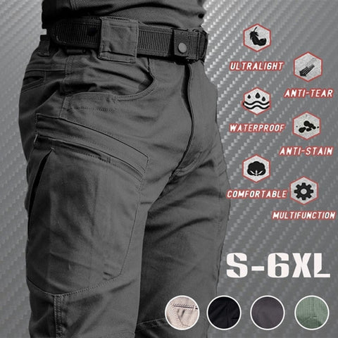 2021 Men&#39;s Lightweight Tactical Pants Breathable Summer Casual Army Military Long Trousers Male Waterproof Quick Dry Cargo Pants