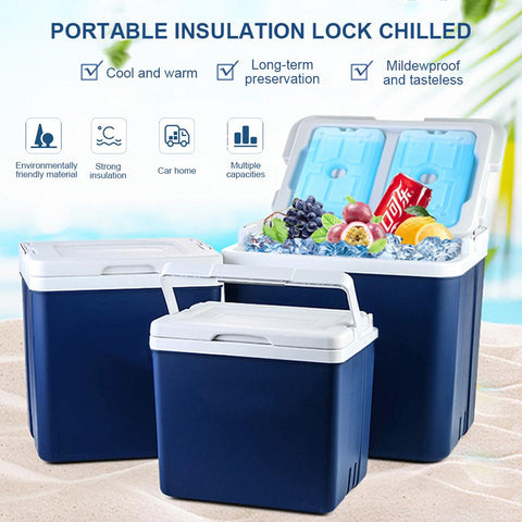10L Outdoor Incubator Portable Food Storage Box Car Cold Ice Fishing Box Cooler Mini Fridge For Home Camping Traveling
