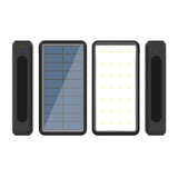 80000mAh Solar Power Bank Large Capacity Portable Charger Camping Light External Battery 4USB PowerBank for smartphone iphone 13