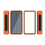 80000mAh Solar Power Bank Large Capacity Portable Charger Camping Light External Battery 4USB PowerBank for smartphone iphone 13