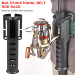 Belt Rod Holder Portable Pole Inserter Fishing Rod Pesca Multi-function Rack Fishing Rod Quick Belt Holder Rod Rack Accessories