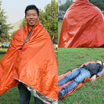 Outdoor Sleeping Bags Portable Emergency Sleeping Bags Light-weight Polyethylene Sleeping Bag for Camping Travel Hiking