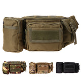 6.5L Outdoor Waterproof Waist Bag Fanny Pack Hunting Hiking Military Tactical Sports Belt Pouch Fishing Bag Organizer Molle