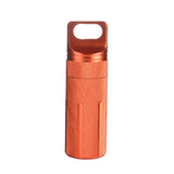 Outdoor Survival Waterproof Tank Medicine Pill Bottles Mini Portable EDC Box for Storage Camping Hiking Gear Container Holder