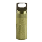 Outdoor Survival Waterproof Tank Medicine Pill Bottles Mini Portable EDC Box for Storage Camping Hiking Gear Container Holder