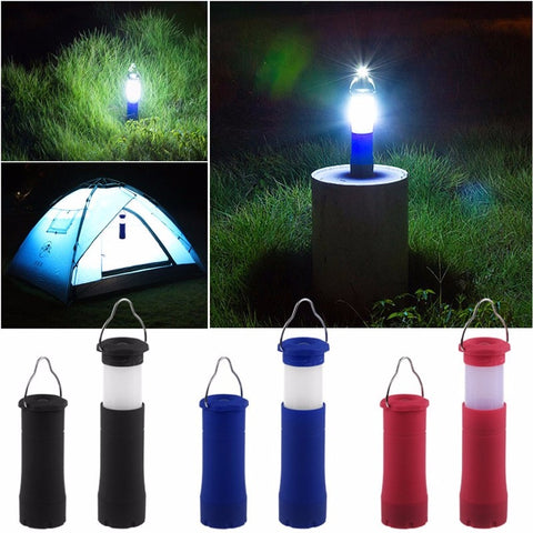 3 Colors 3W Tent Camping Lantern Light Hiking LED Flashlight Torch Outdoor Lamp Camping Lamp