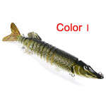 PRO BEROS 30CM 212G large lures big pike fishing lure bait Road sub bait deep 3/0 fishhook black nickel hook Fishing gear