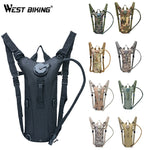 WEST BIKING Water Bag Outdoor Sports Hydration Backpack 2.5L 3L Large Capacity Camping Climbing Hiking Cycling Water Bladder Bag