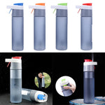 600ml Creative Portable Spray Water Bottle Outdoor Sport Plastic Water Bottles Travel Gym Cycling Drink Drinkware Bottles Shaker