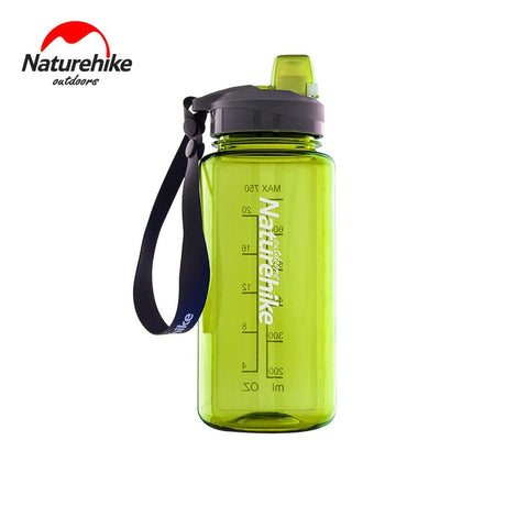 Naturehike 750/1000ML Portable Sports Students Water Bottle Plastic Outdoor Sports Cycling Hiking Camping Drinking Bottle